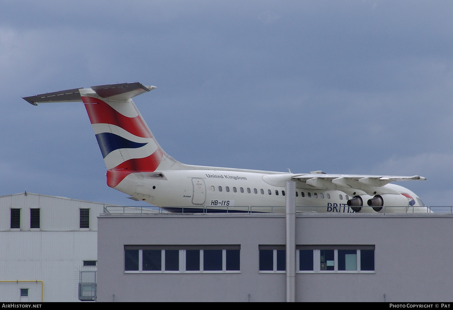Aircraft Photo of HB-IYS | BAE Systems Avro 146-RJ100 | British Airways CitiExpress | AirHistory.net #249825