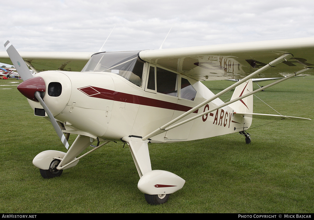 Aircraft Photo of G-ARGY | Piper PA-22/20-160 Pacer | AirHistory.net #249829