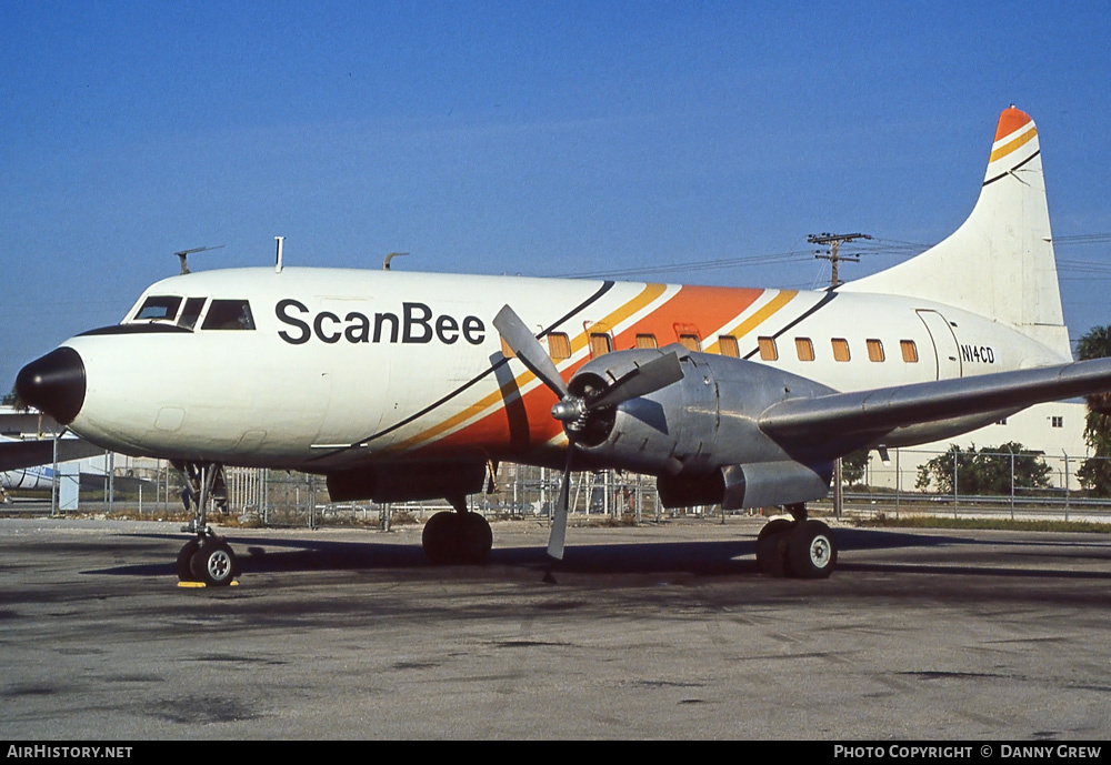 Aircraft Photo of N14CD | Convair 340-32 | ScanBee | AirHistory.net #249831