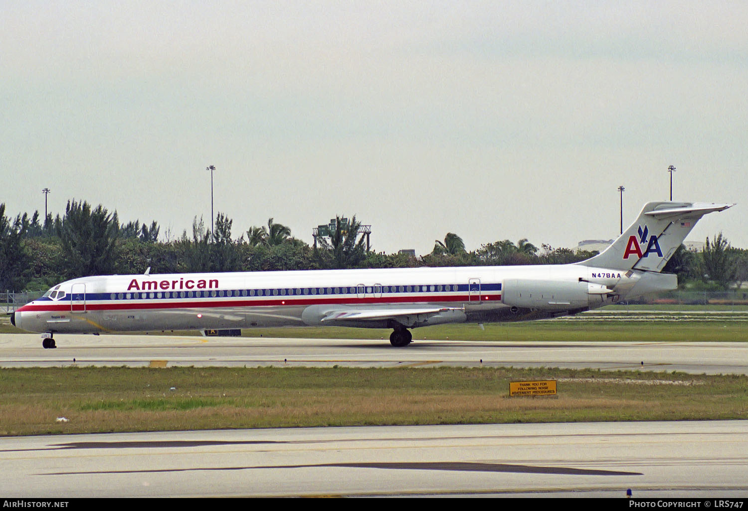 Aircraft Photo of N478AA | McDonnell Douglas MD-82 (DC-9-82) | American Airlines | AirHistory.net #249836