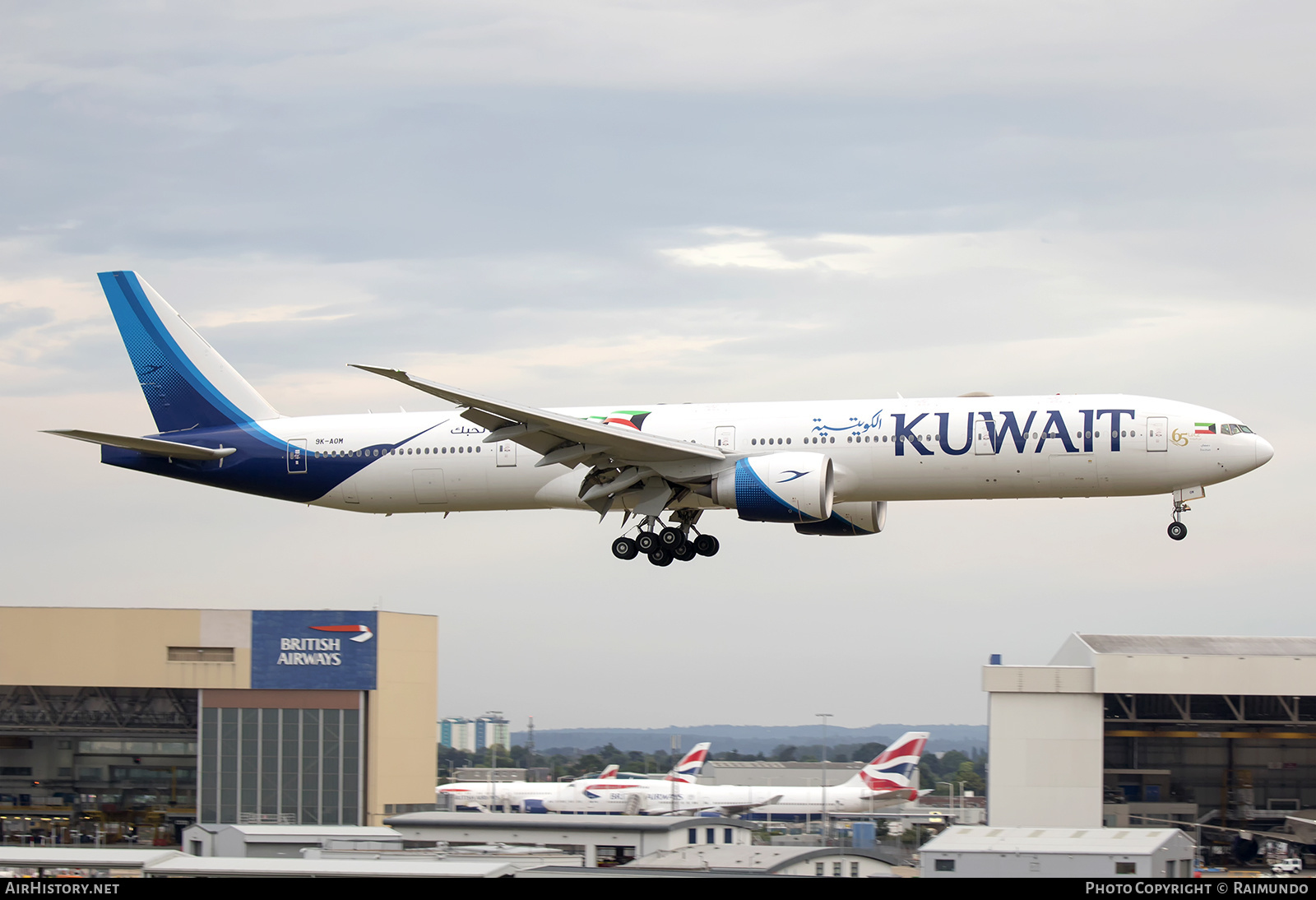 Aircraft Photo of 9K-AOM | Boeing 777-300/ER | Kuwait Airways | AirHistory.net #249840