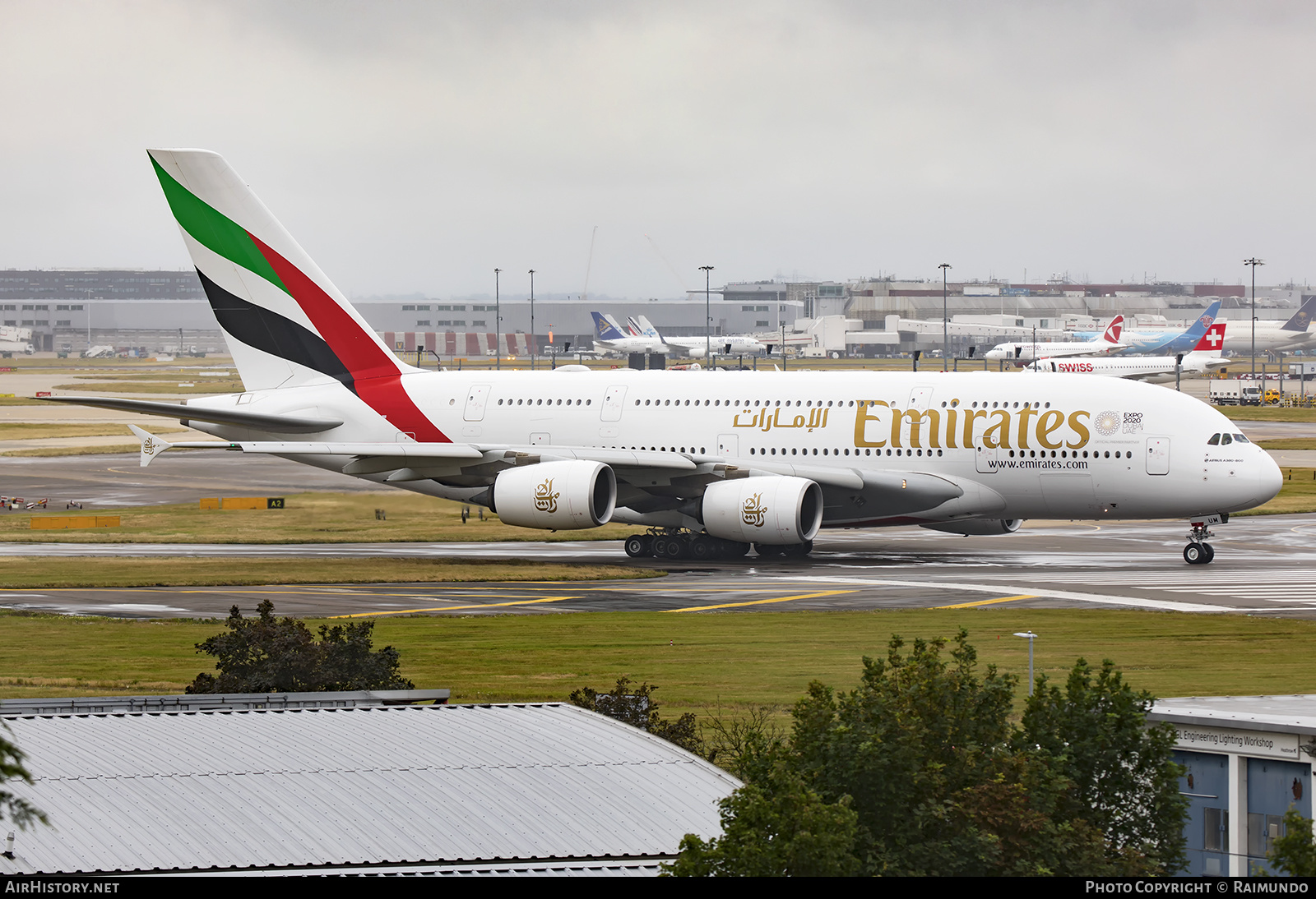 Aircraft Photo of A6-EUM | Airbus A380-861 | Emirates | AirHistory.net #249841