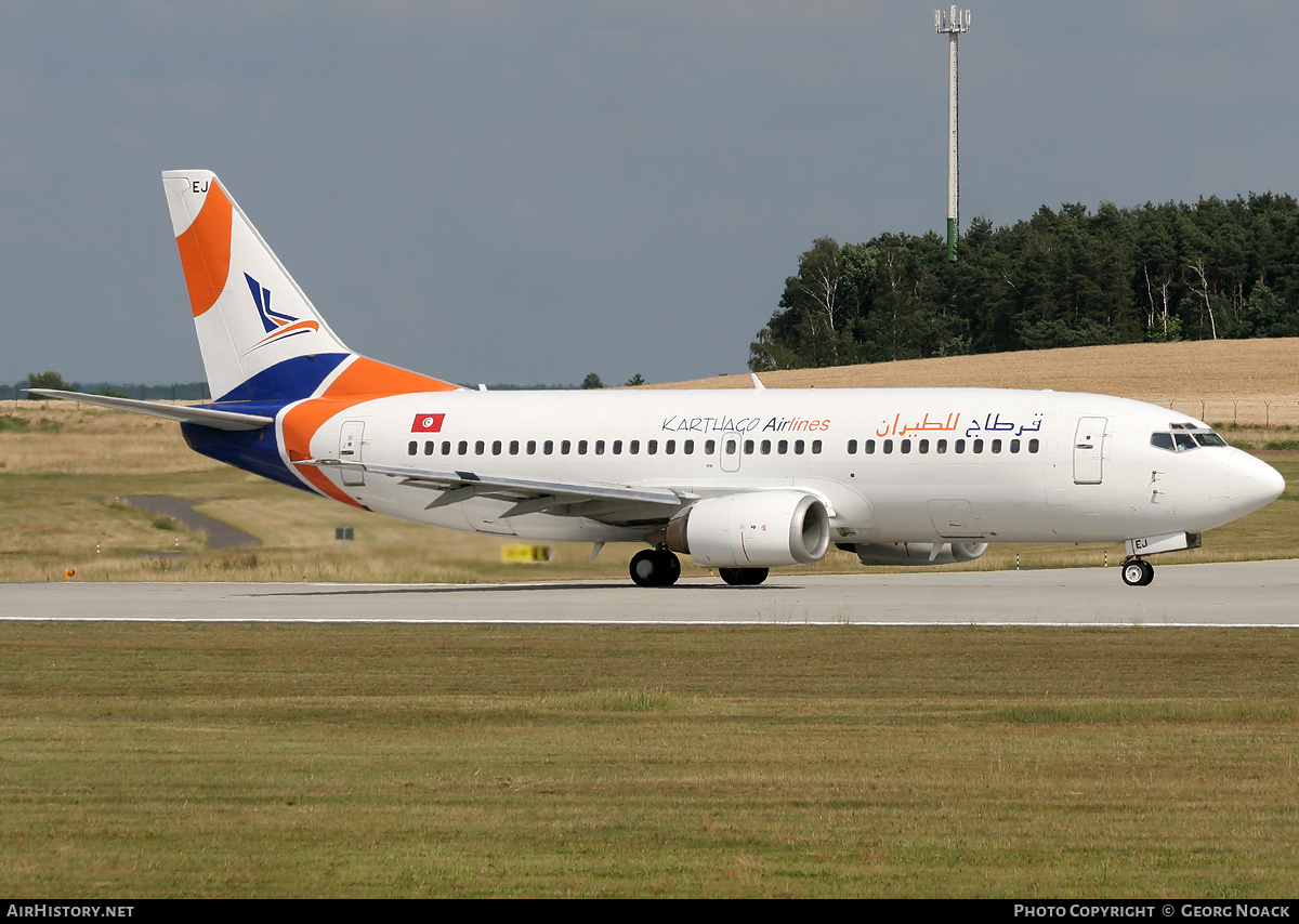 Aircraft Photo of TS-IEJ | Boeing 737-322 | Karthago Airlines | AirHistory.net #249861