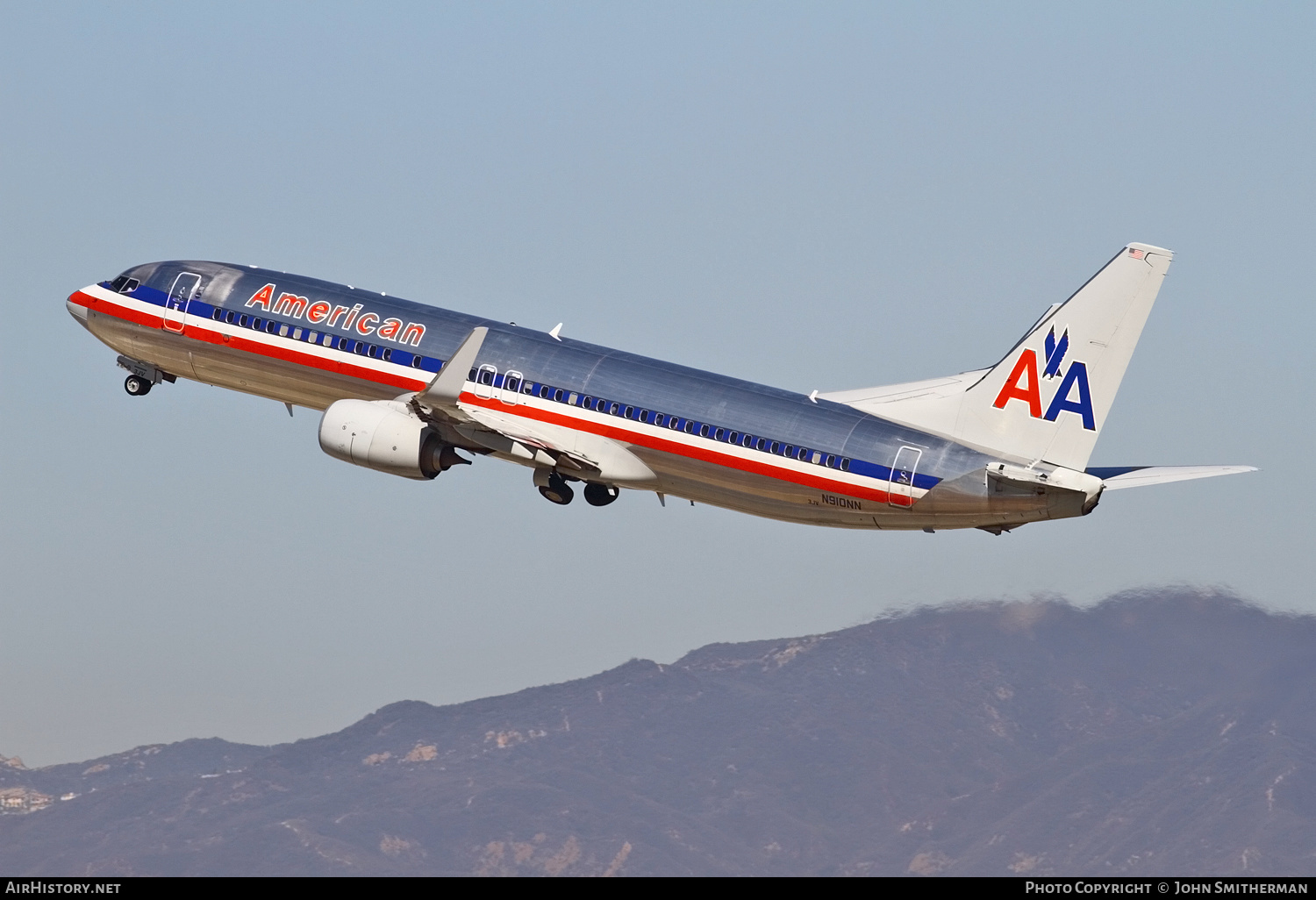 Aircraft Photo of N910NN | Boeing 737-823 | American Airlines | AirHistory.net #249864