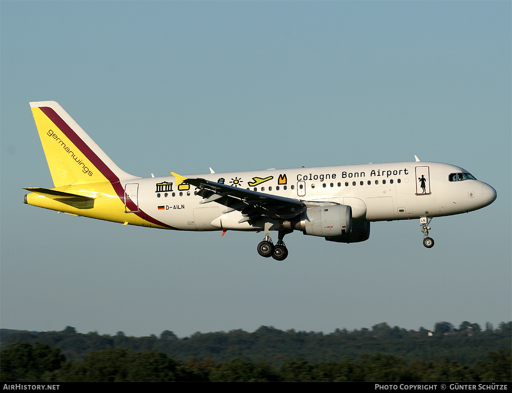 Aircraft Photo of D-AILN | Airbus A319-114 | Germanwings | AirHistory.net #249886