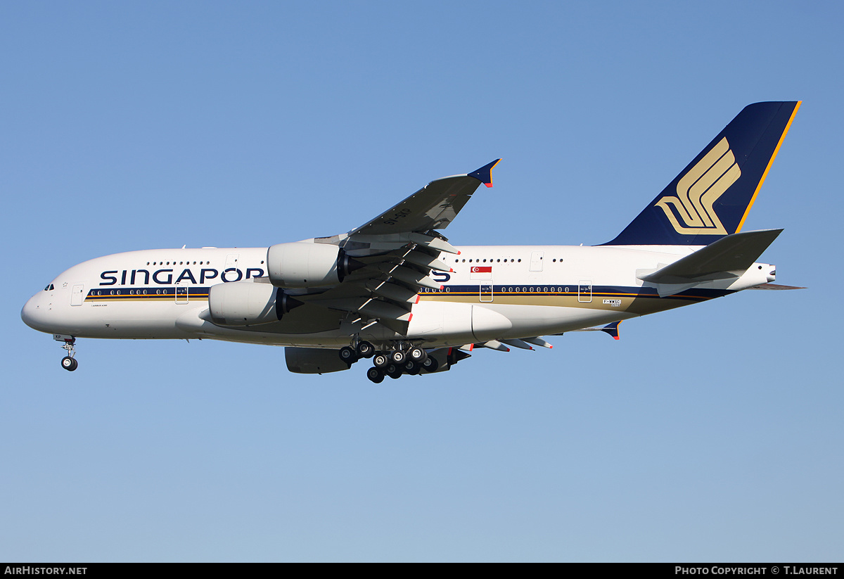 Aircraft Photo of F-WWSC | Airbus A380-841 | Singapore Airlines | AirHistory.net #249902