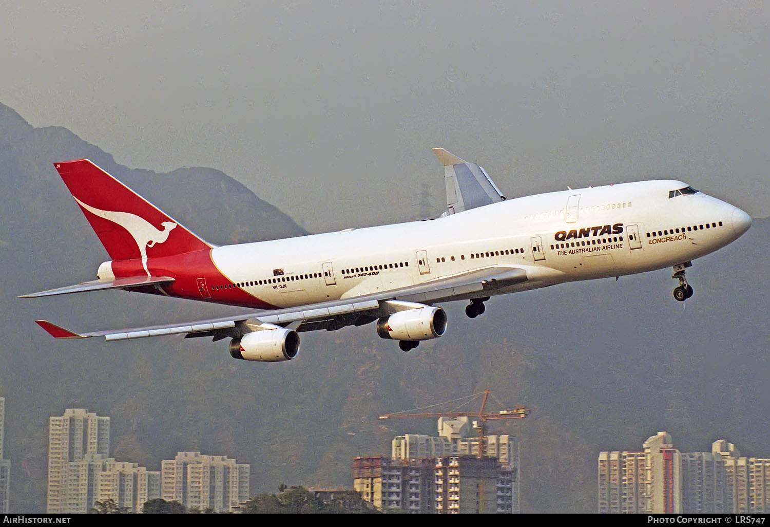 Aircraft Photo of VH-OJN | Boeing 747-438 | Qantas | AirHistory.net #249909