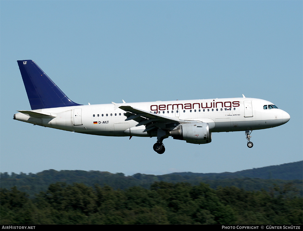 Aircraft Photo of D-AILT | Airbus A319-114 | Germanwings | AirHistory.net #249914