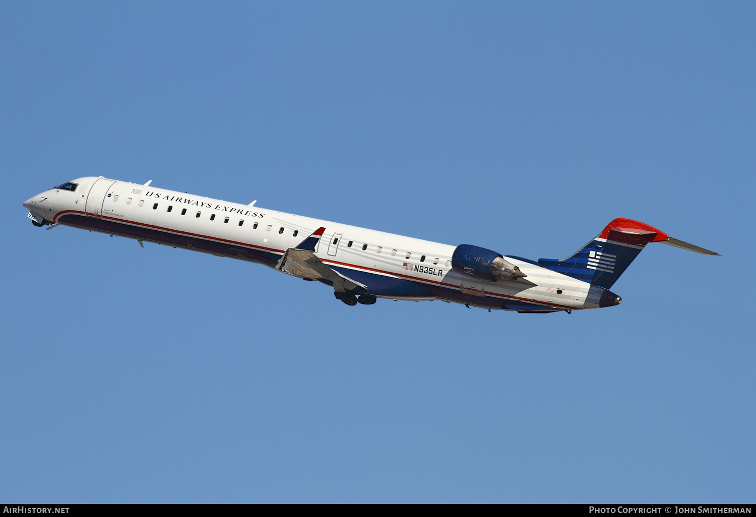 Aircraft Photo of N935LR | Bombardier CRJ-900 (CL-600-2D24) | US Airways Express | AirHistory.net #249915