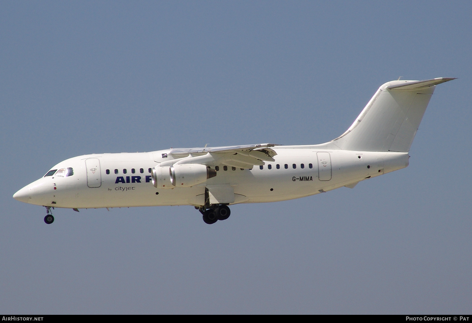Aircraft Photo of G-MIMA | British Aerospace BAe-146-200 | Air France | AirHistory.net #249920