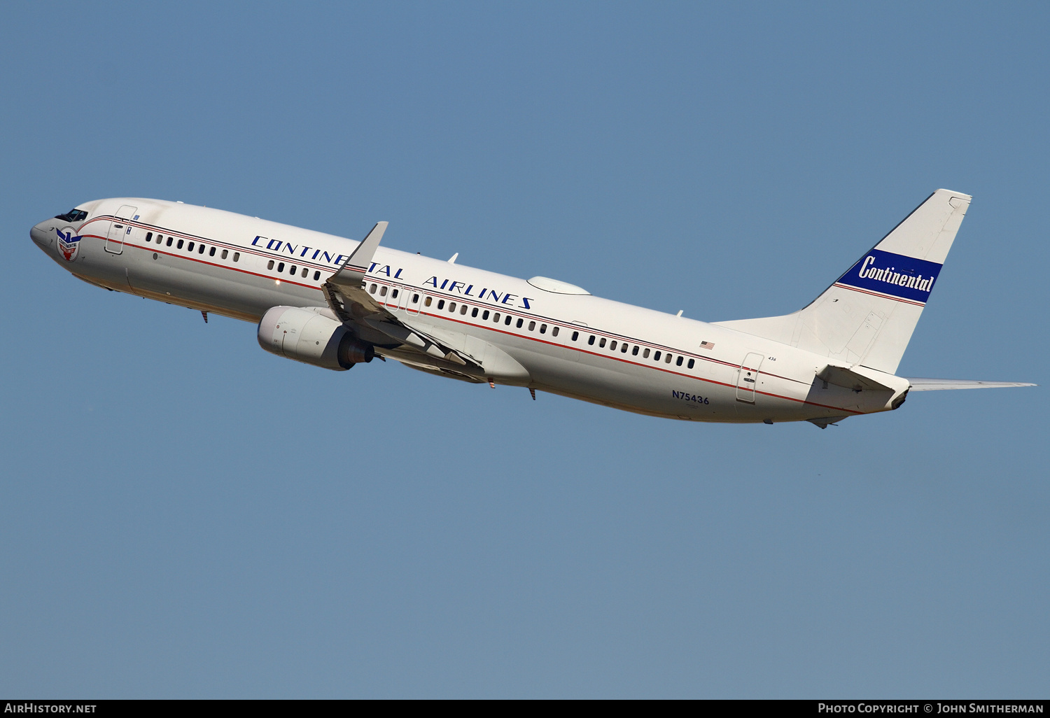 Aircraft Photo of N75436 | Boeing 737-924/ER | Continental Airlines | AirHistory.net #249922