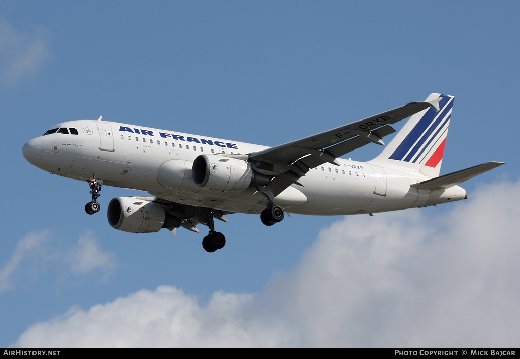 Aircraft Photo of F-GRXB | Airbus A319-111 | Air France | AirHistory.net #249925