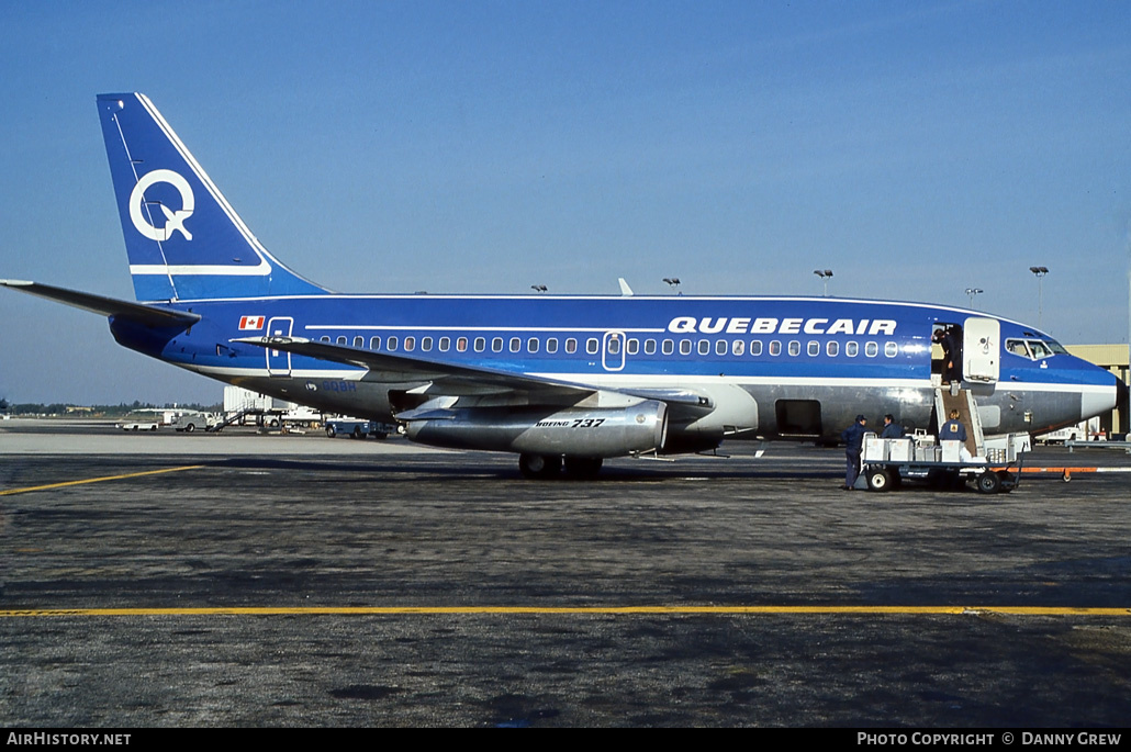 Aircraft Photo of C-GQBH | Boeing 737-296/Adv | Quebecair | AirHistory.net #249947