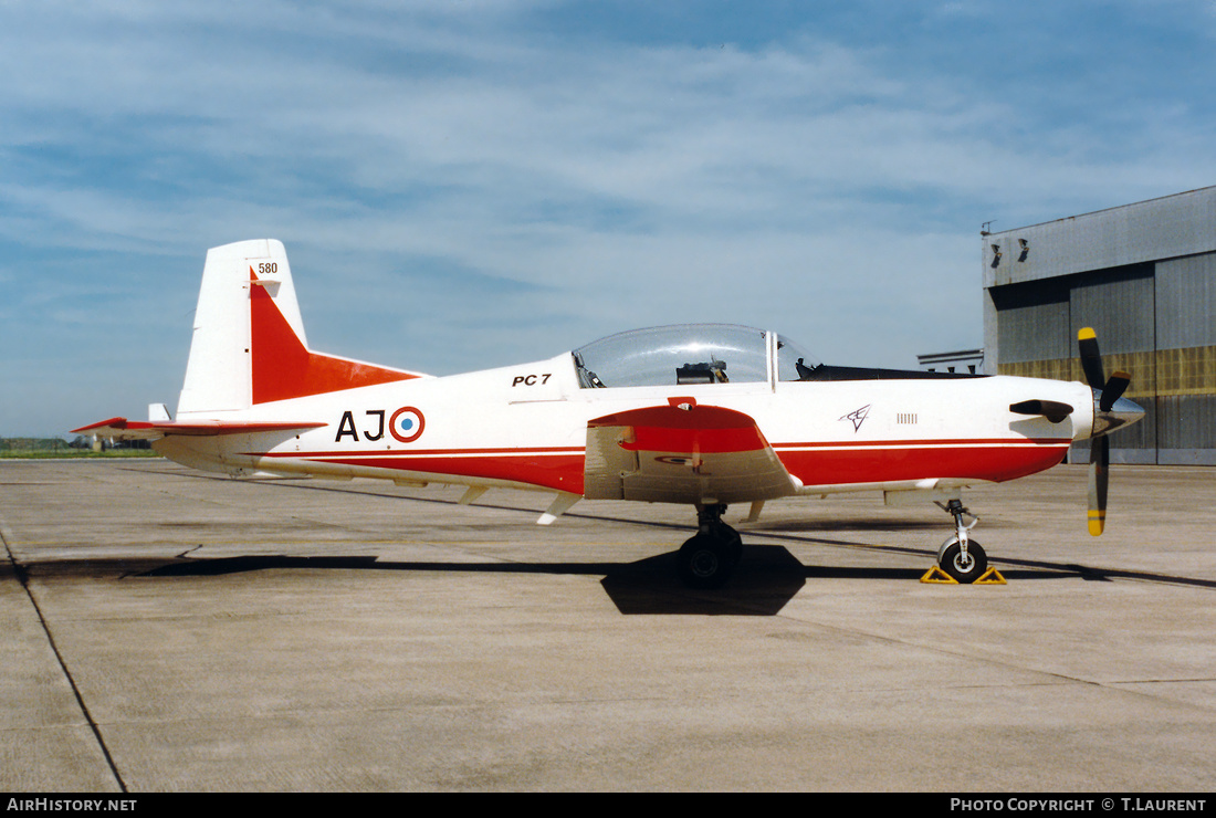 Aircraft Photo of 580 | Pilatus PC-7 | France - Air Force | AirHistory.net #249954