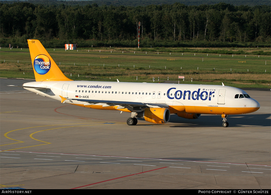 Aircraft Photo of D-AICE | Airbus A320-212 | Condor Berlin | AirHistory.net #249973