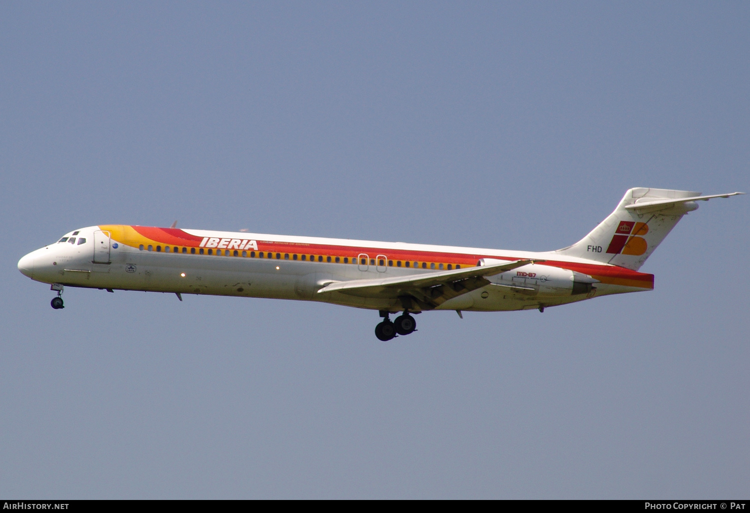 Aircraft Photo of EC-FHD | McDonnell Douglas MD-87 (DC-9-87) | Iberia | AirHistory.net #249999