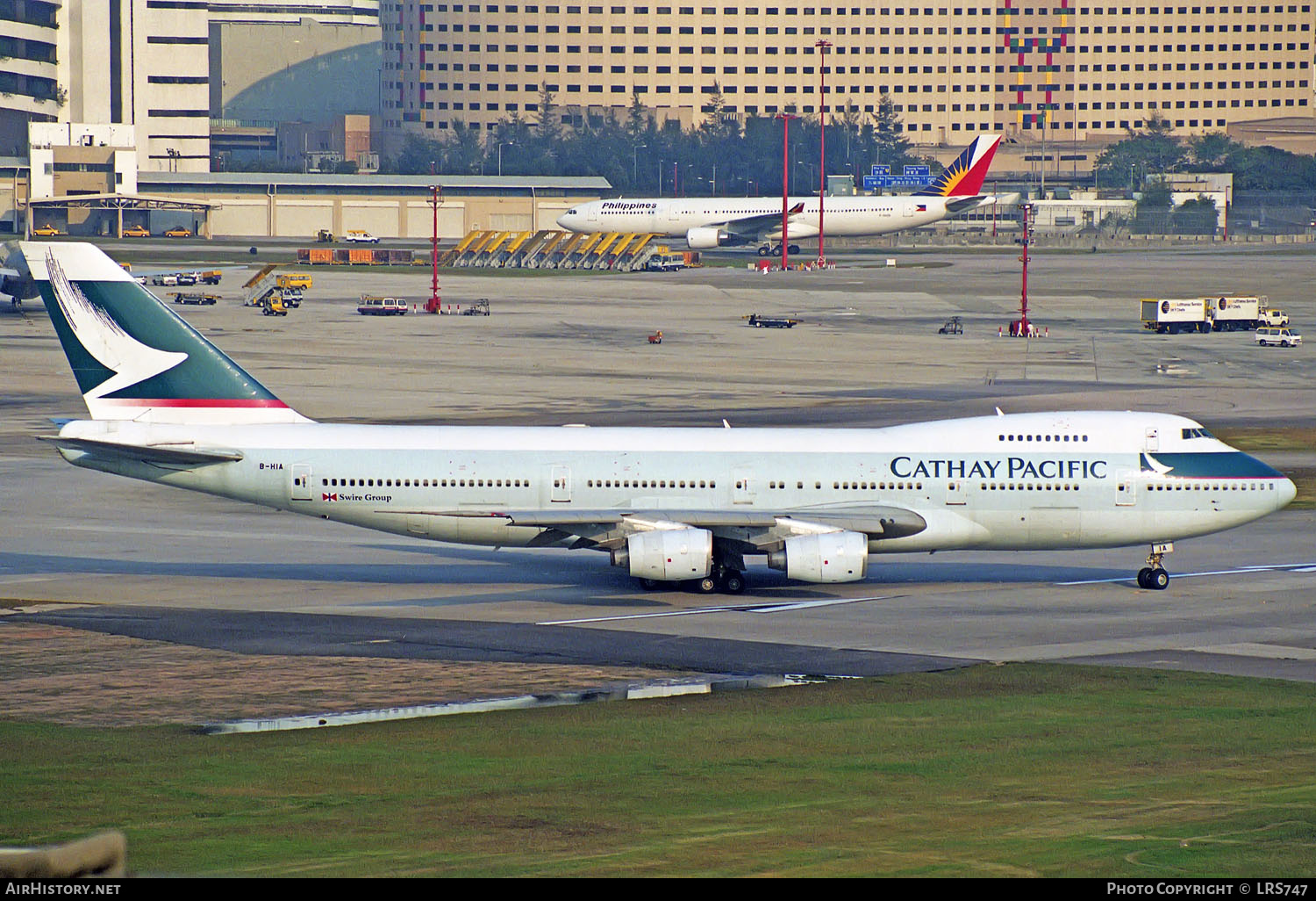 Aircraft Photo of B-HIA | Boeing 747-267B | Cathay Pacific Airways | AirHistory.net #250003