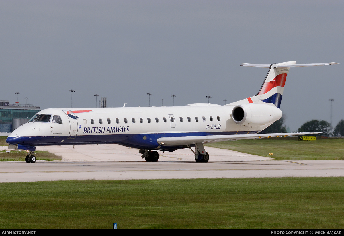 Aircraft Photo of G-ERJD | Embraer ERJ-145EP (EMB-145EP) | British Airways | AirHistory.net #250029