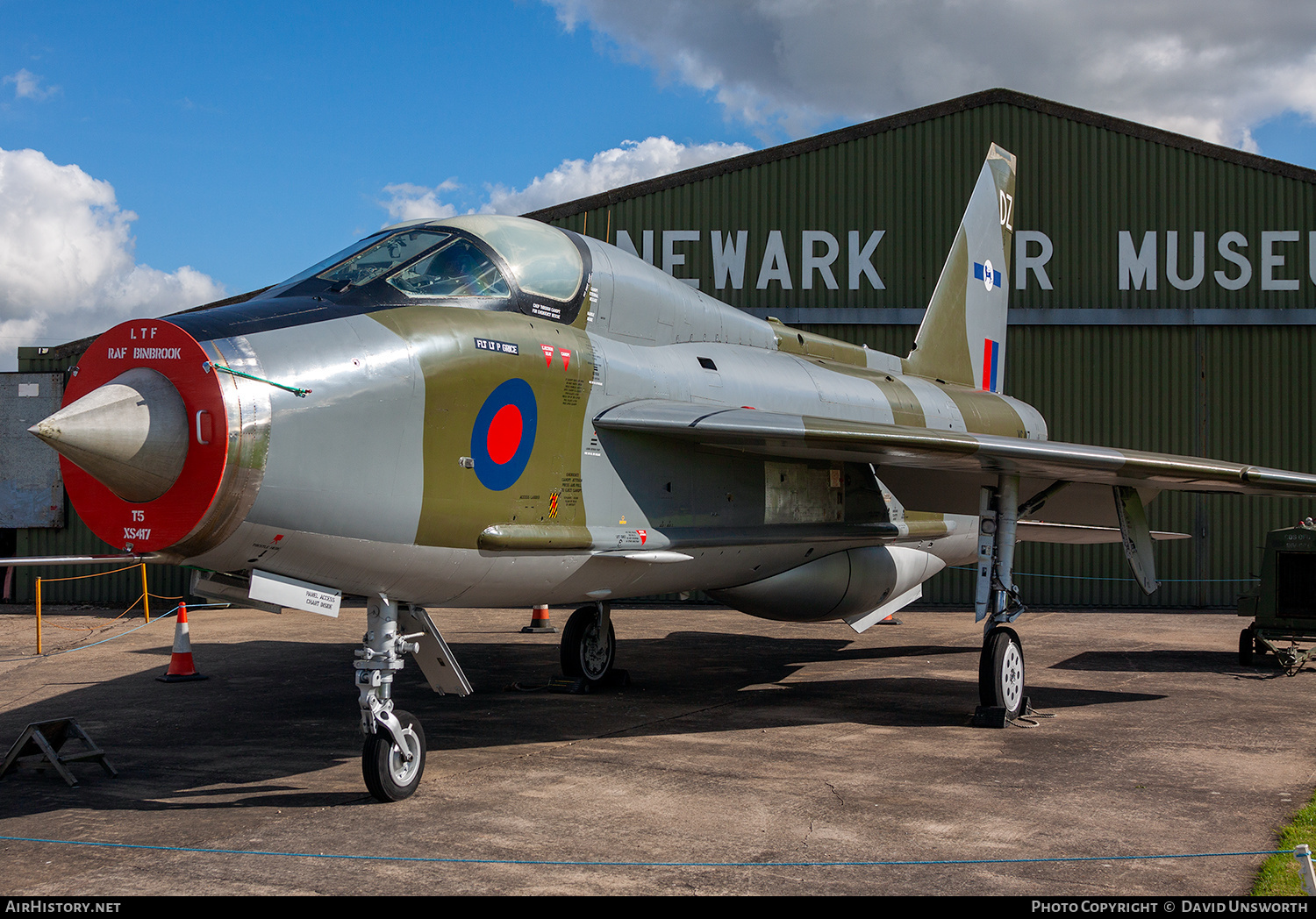 Aircraft Photo of XS417 | English Electric Lightning T5 | UK - Air Force | AirHistory.net #250039