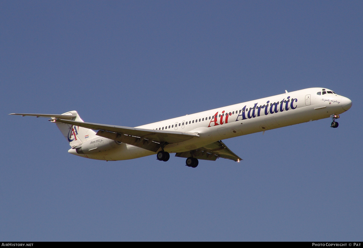 Aircraft Photo of 9A-CBG | McDonnell Douglas MD-82 (DC-9-82) | Air Adriatic | AirHistory.net #250045