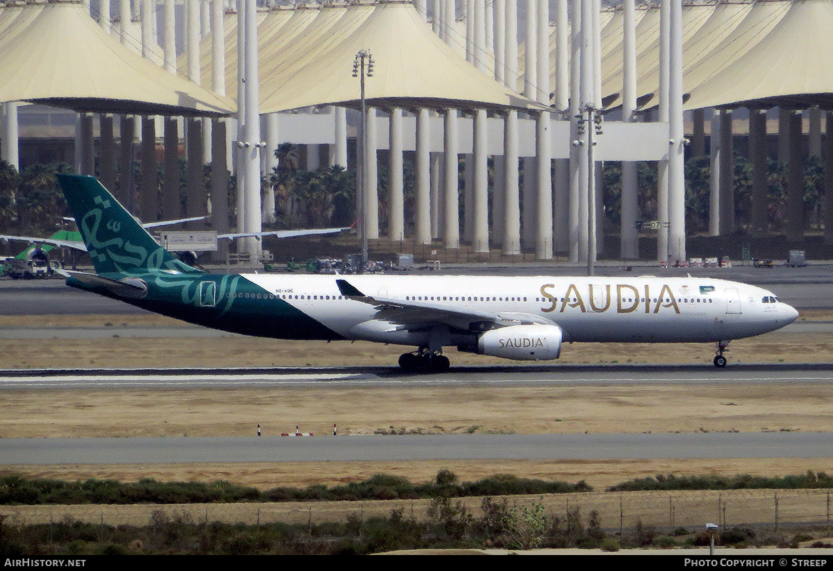 Aircraft Photo of HZ-AQE | Airbus A330-343 | Saudia - Saudi Arabian Airlines | AirHistory.net #250049