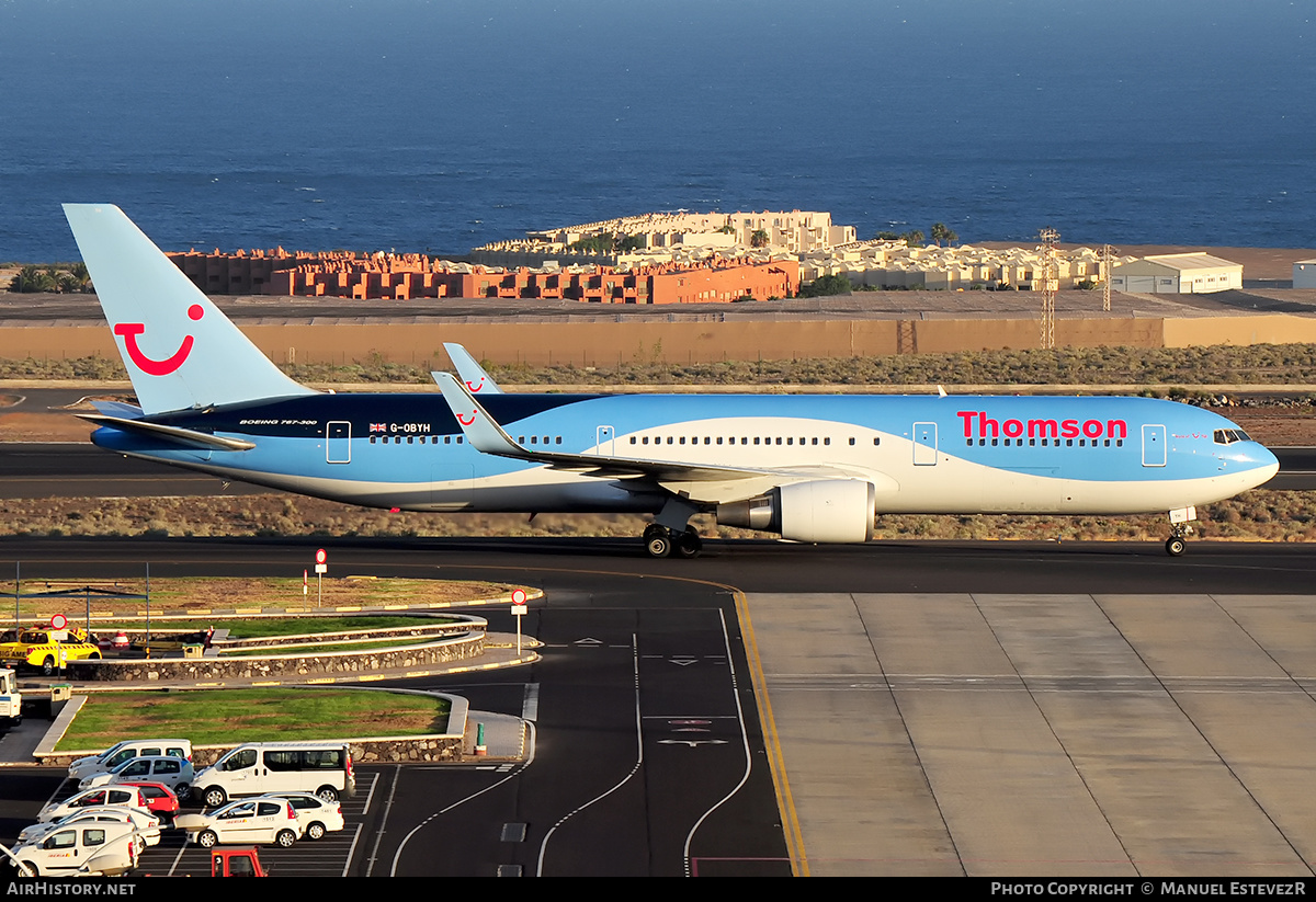 Aircraft Photo of G-OBYH | Boeing 767-304/ER | Thomson Airways | AirHistory.net #250071