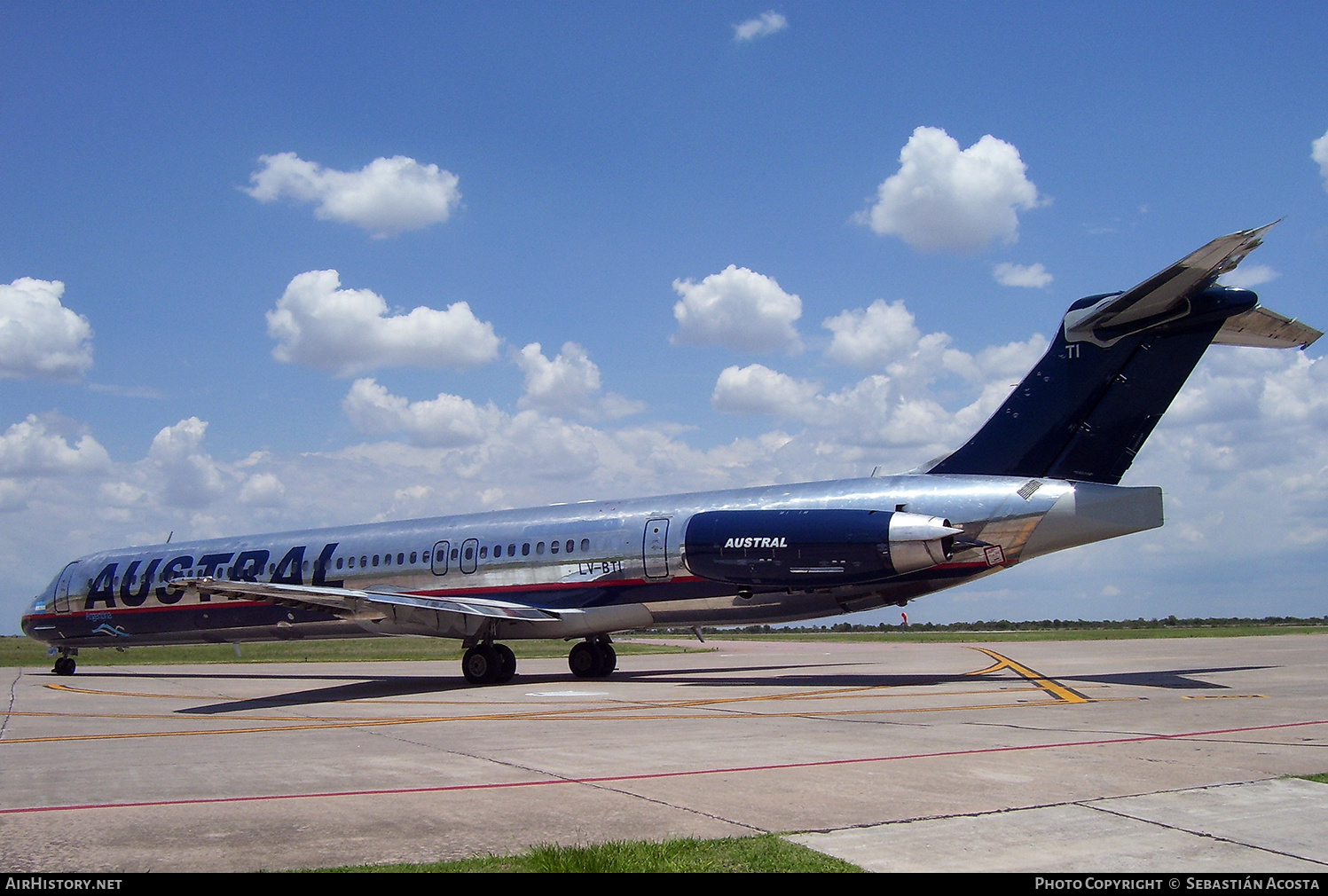 Aircraft Photo of LV-BTI | McDonnell Douglas MD-88 | Austral Líneas Aéreas | AirHistory.net #250085