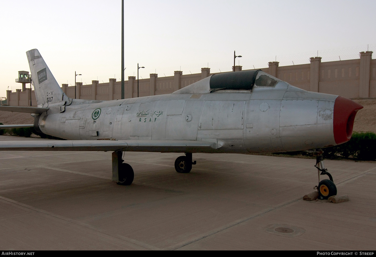 Aircraft Photo of 507 / ٥٠٧ | North American F-86F Sabre | Saudi Arabia - Air Force | AirHistory.net #250107