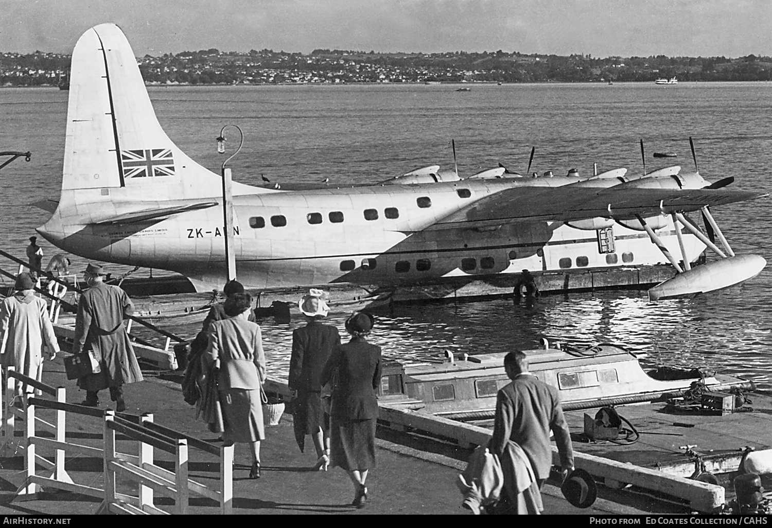 Aircraft Photo of ZK-AMN | Short S.45 Solent 4 | TEAL - Tasman Empire Airways | AirHistory.net #250133