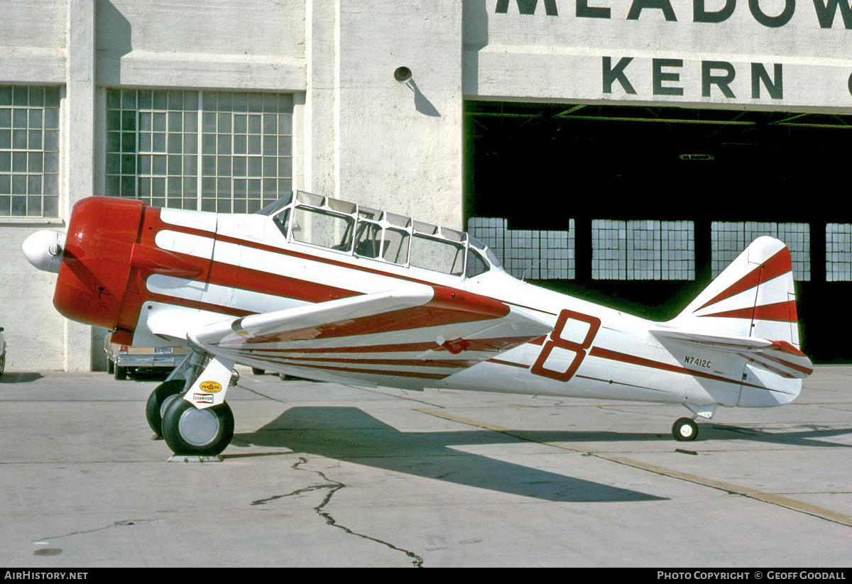 Aircraft Photo of N7412C | North American SNJ-4 Texan | AirHistory.net #250147