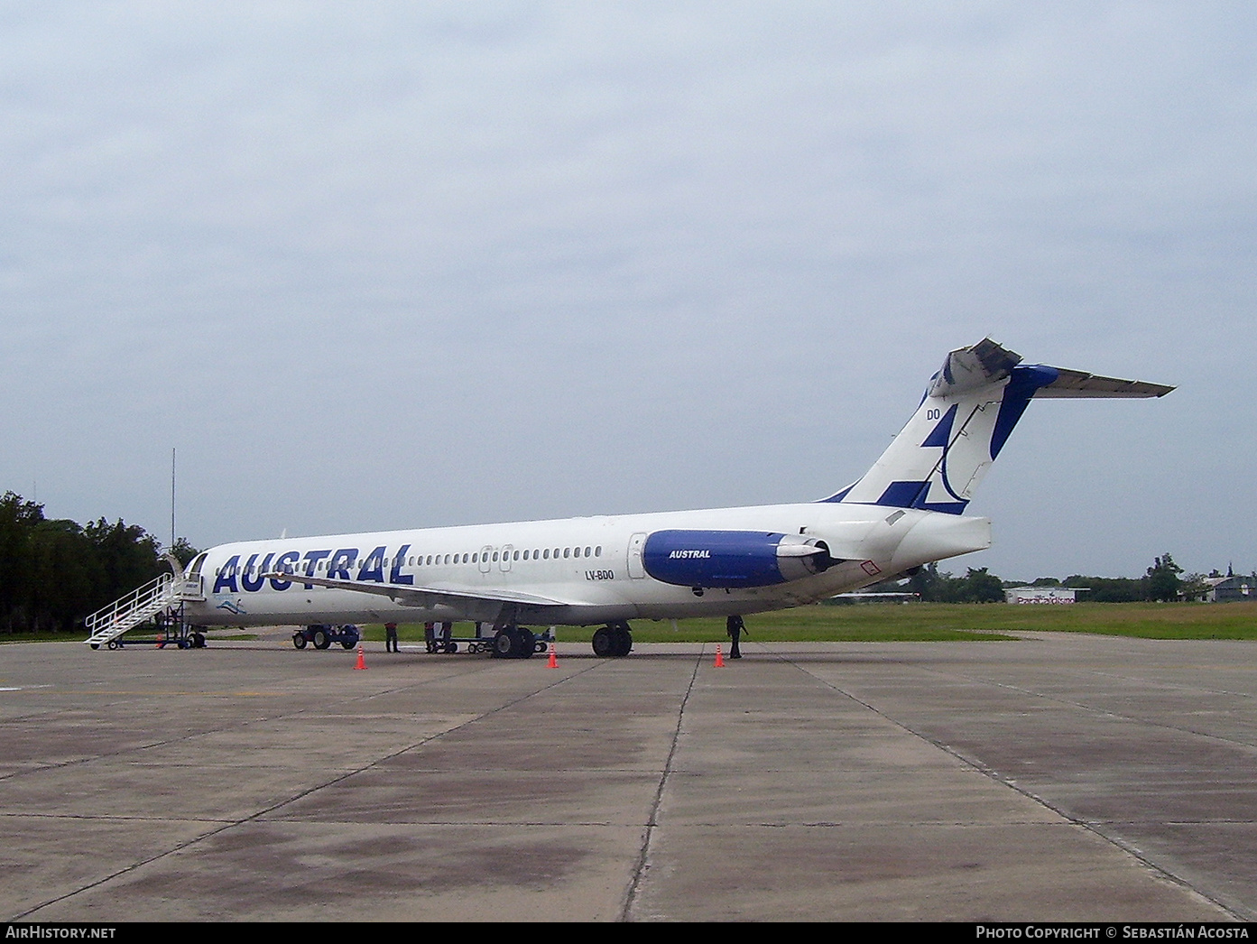 Aircraft Photo of LV-BDO | McDonnell Douglas MD-83 (DC-9-83) | Austral Líneas Aéreas | AirHistory.net #250161