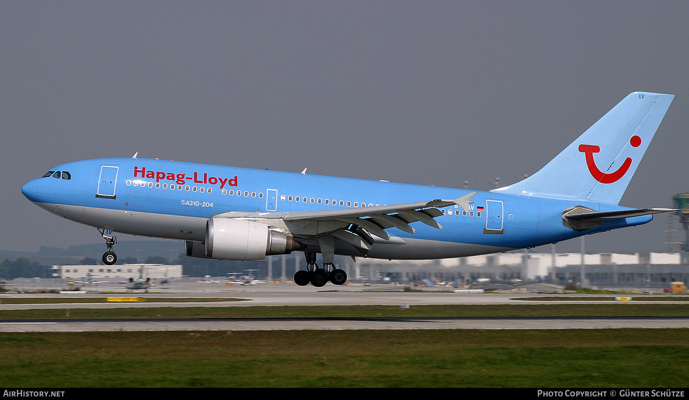 Aircraft Photo of D-AHLV | Airbus A310-204 | Hapag-Lloyd | AirHistory.net #250172