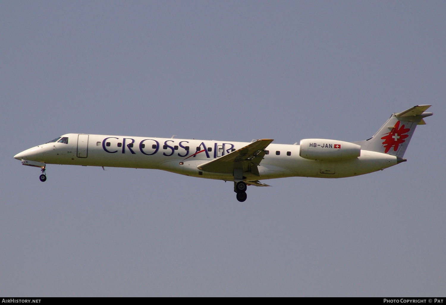 Aircraft Photo of HB-JAN | Embraer ERJ-145LU (EMB-145LU) | Crossair | AirHistory.net #250200