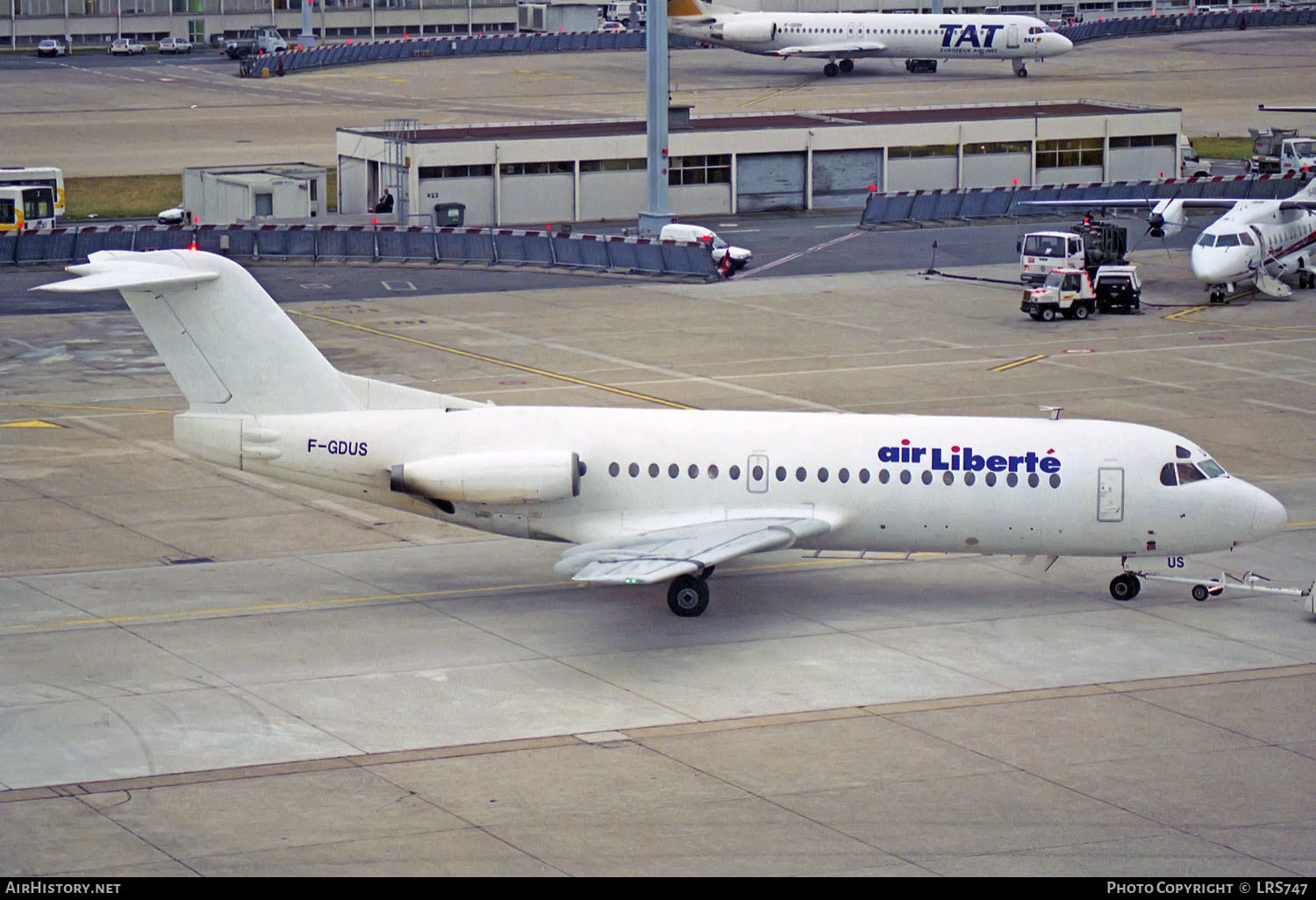 Aircraft Photo of F-GDUS | Fokker F28-2000 Fellowship | Air Liberté | AirHistory.net #250217