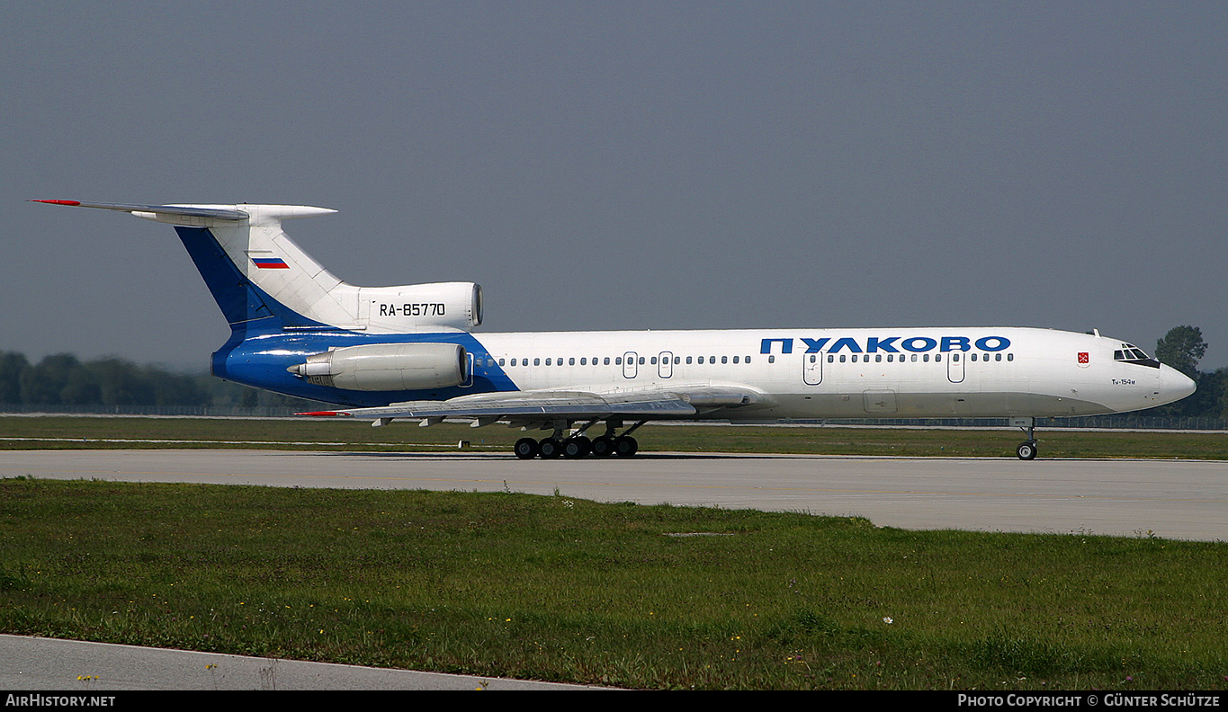 Aircraft Photo of RA-85770 | Tupolev Tu-154M | Pulkovo Airlines | AirHistory.net #250223