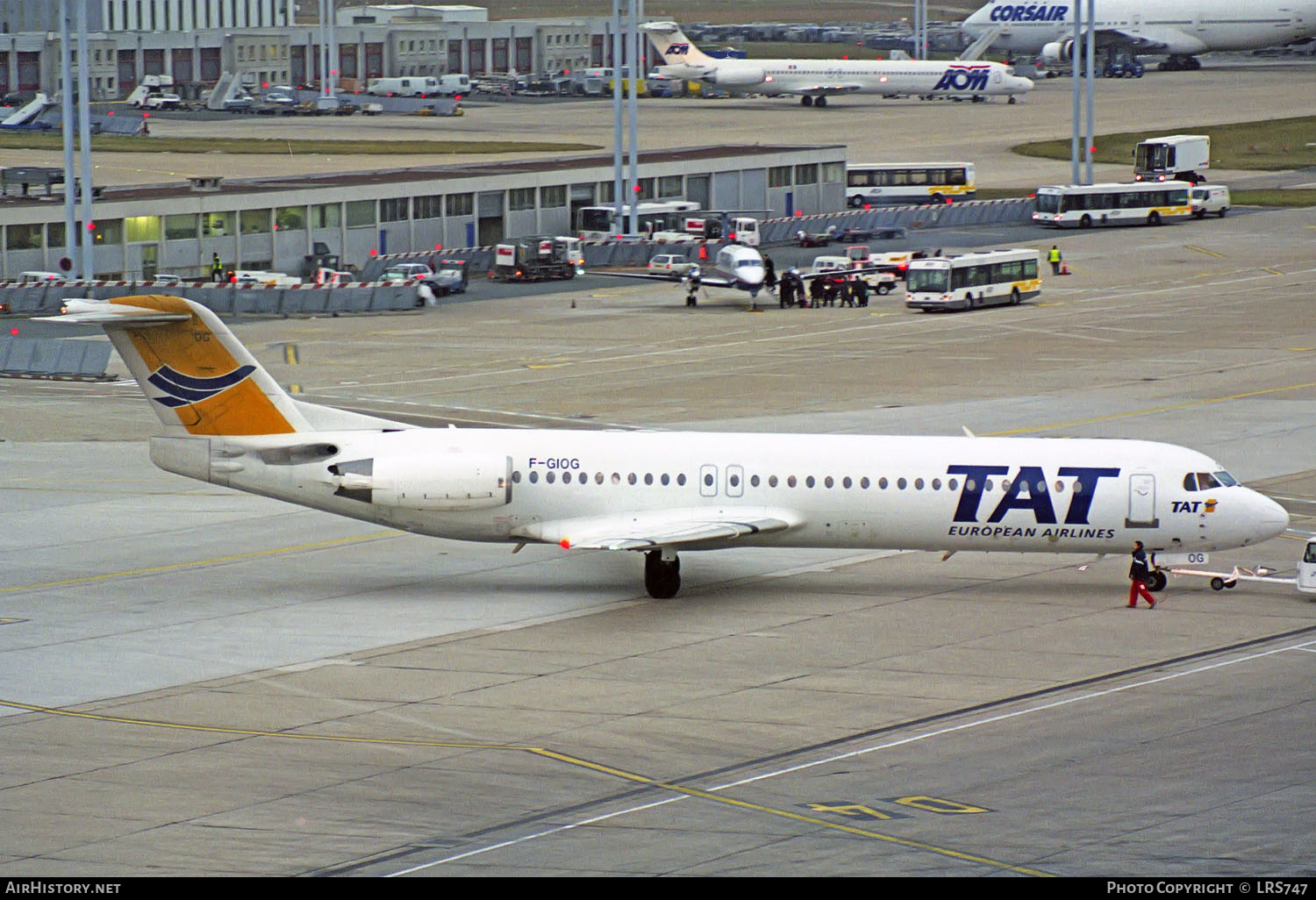 Aircraft Photo of F-GIOG | Fokker 100 (F28-0100) | TAT European Airlines | AirHistory.net #250226