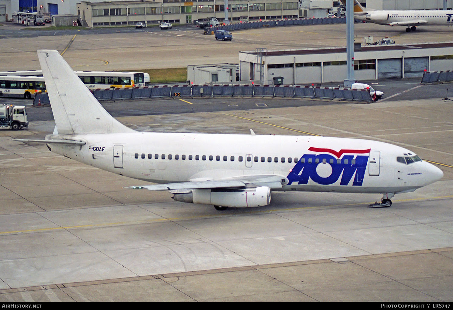 Aircraft Photo of F-GOAF | Boeing 737-242C | AOM French Airlines | AirHistory.net #250229