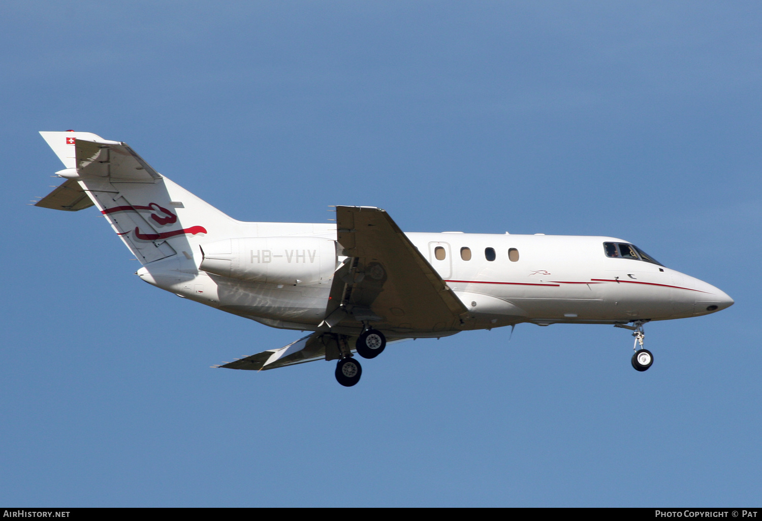 Aircraft Photo of HB-VHV | British Aerospace BAe-125-800A | Cat Aviation | AirHistory.net #250232