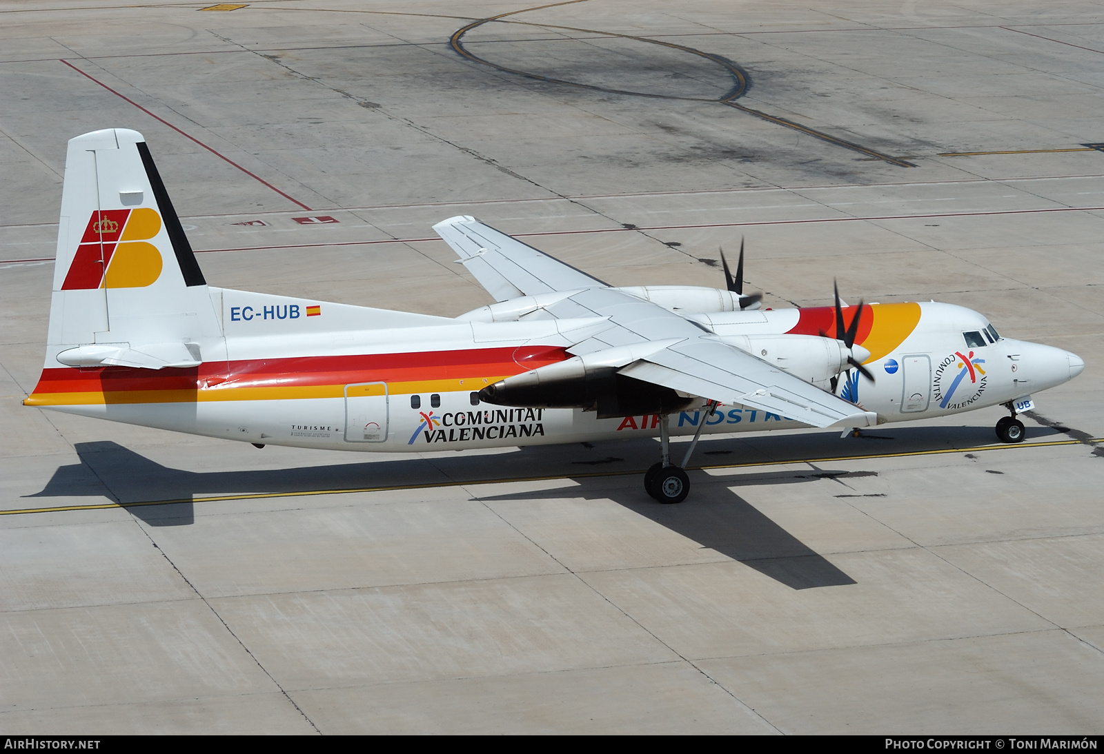 Aircraft Photo of EC-HUB | Fokker 50 | Iberia Regional | AirHistory.net #250236