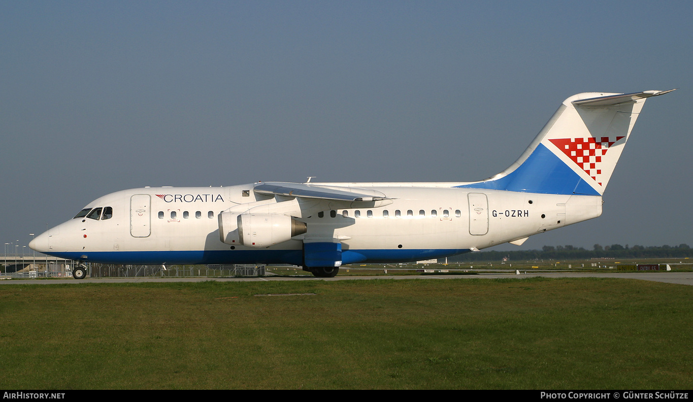 Aircraft Photo of G-OZRH | British Aerospace BAe-146-200 | Croatia Airlines | AirHistory.net #250246