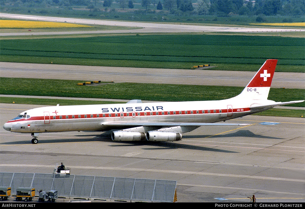 Aircraft Photo of HB-IDI | McDonnell Douglas DC-8-62 | Swissair | AirHistory.net #250264