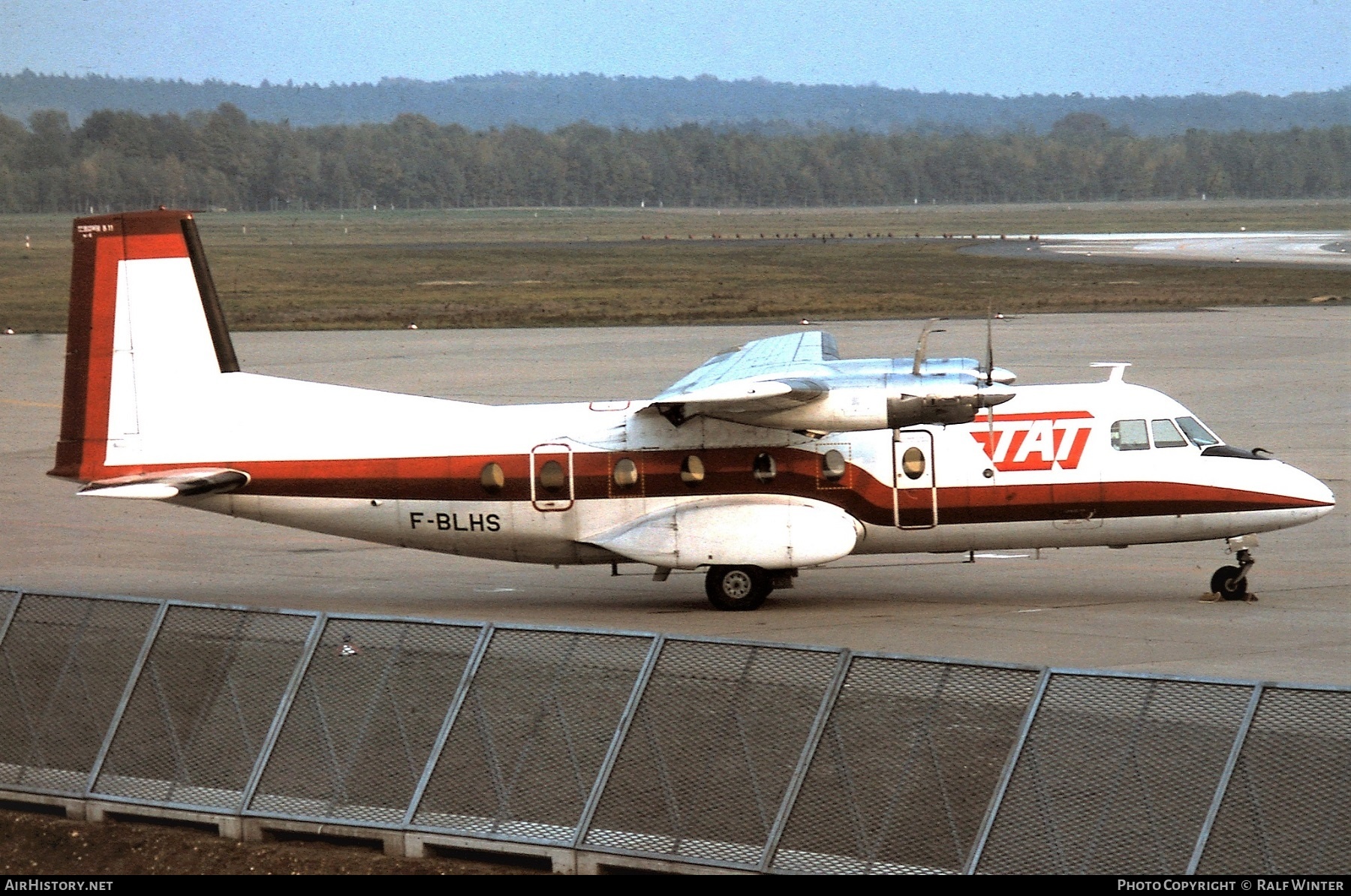 Aircraft Photo of F-BLHS | Nord 262B-11 | TAT - Touraine Air Transport | AirHistory.net #250269