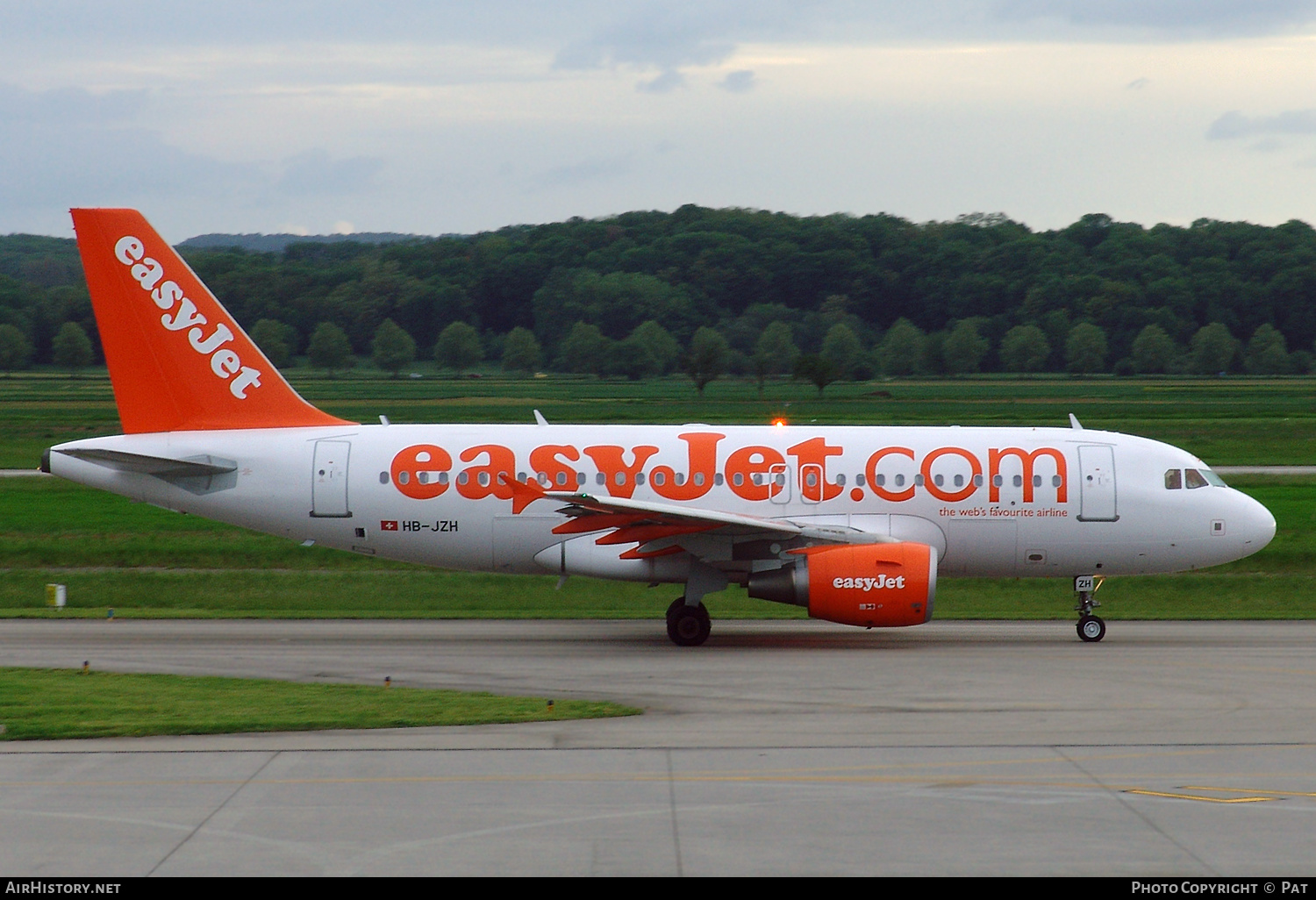 Aircraft Photo of HB-JZH | Airbus A319-111 | EasyJet | AirHistory.net #250275