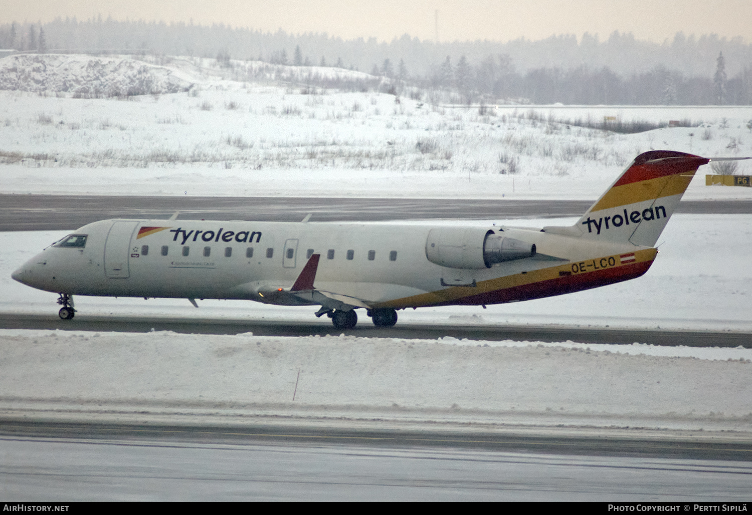 Aircraft Photo of OE-LCO | Bombardier CRJ-200LR (CL-600-2B19) | Tyrolean Airways | AirHistory.net #250282