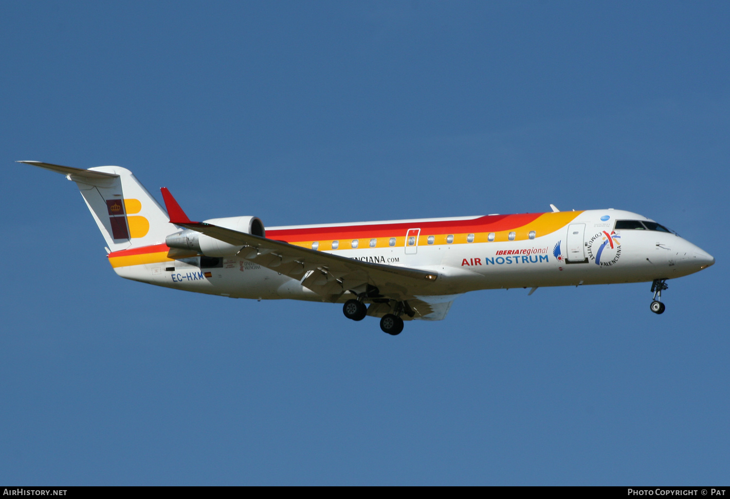Aircraft Photo of EC-HXM | Bombardier CRJ-200ER (CL-600-2B19) | Iberia Regional | AirHistory.net #250287