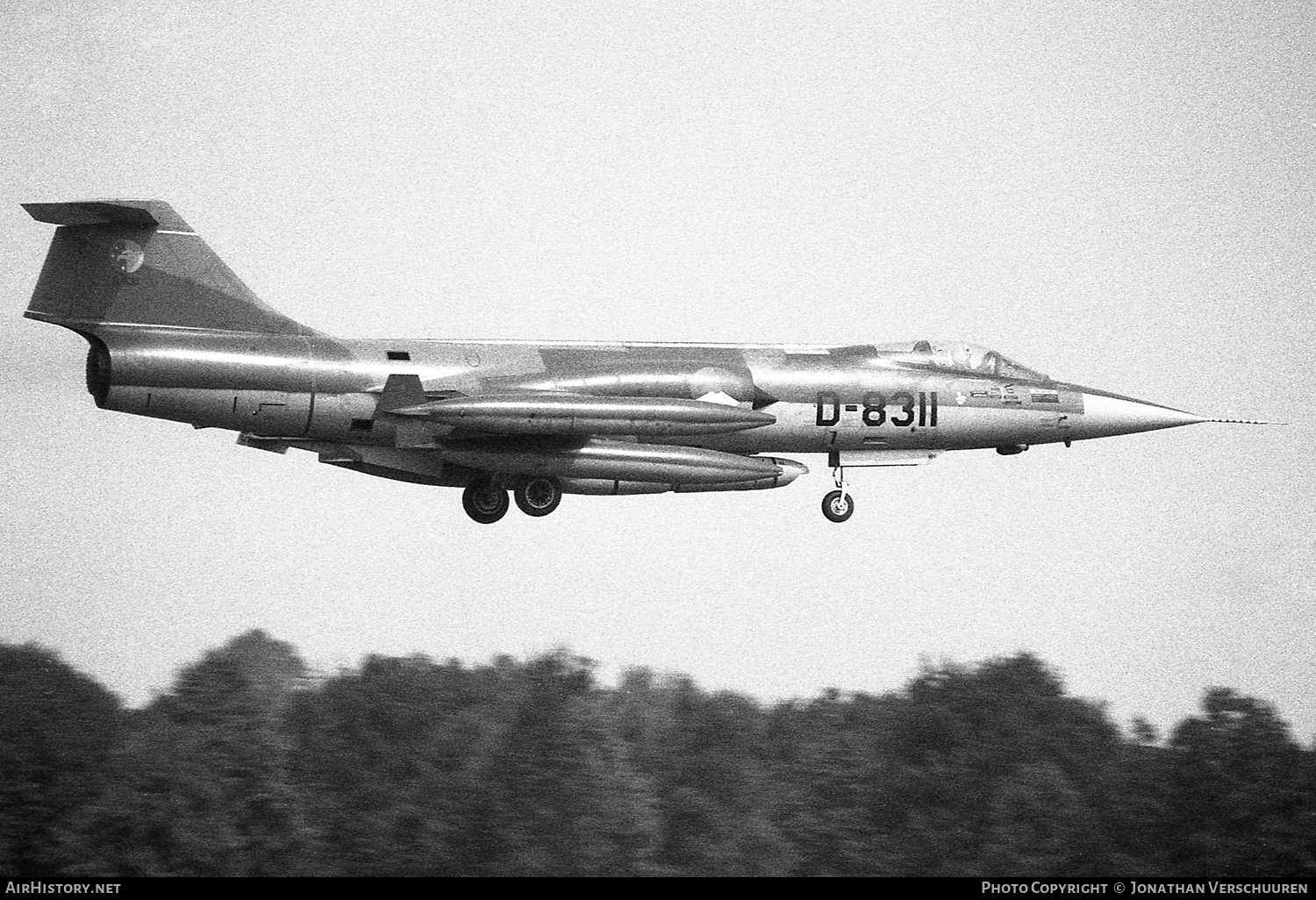 Aircraft Photo of D-8311 | Lockheed RF-104G Starfighter | Netherlands - Air Force | AirHistory.net #250295