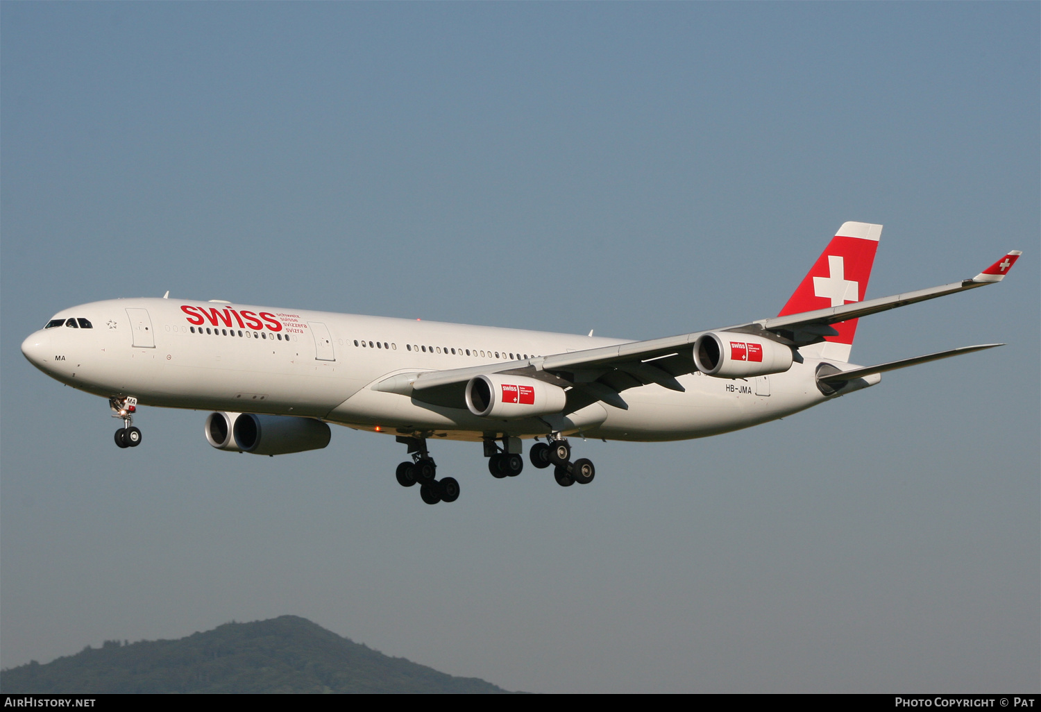 Aircraft Photo of HB-JMA | Airbus A340-313 | Swiss International Air Lines | AirHistory.net #250301