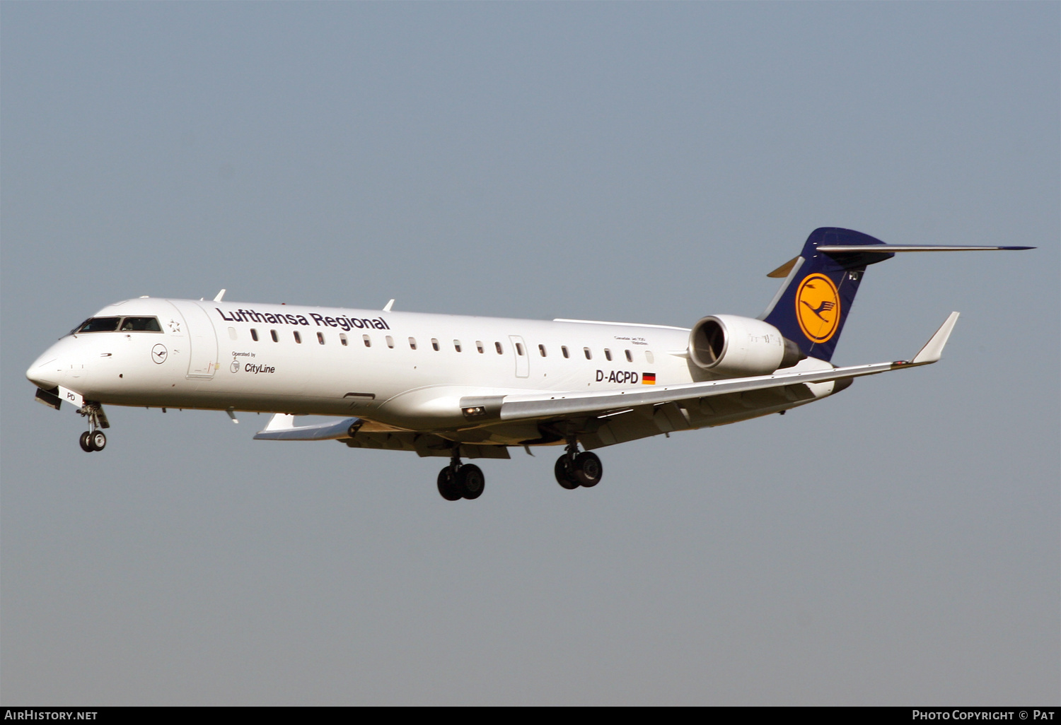 Aircraft Photo of D-ACPD | Bombardier CRJ-701ER (CL-600-2C10) | Lufthansa Regional | AirHistory.net #250304