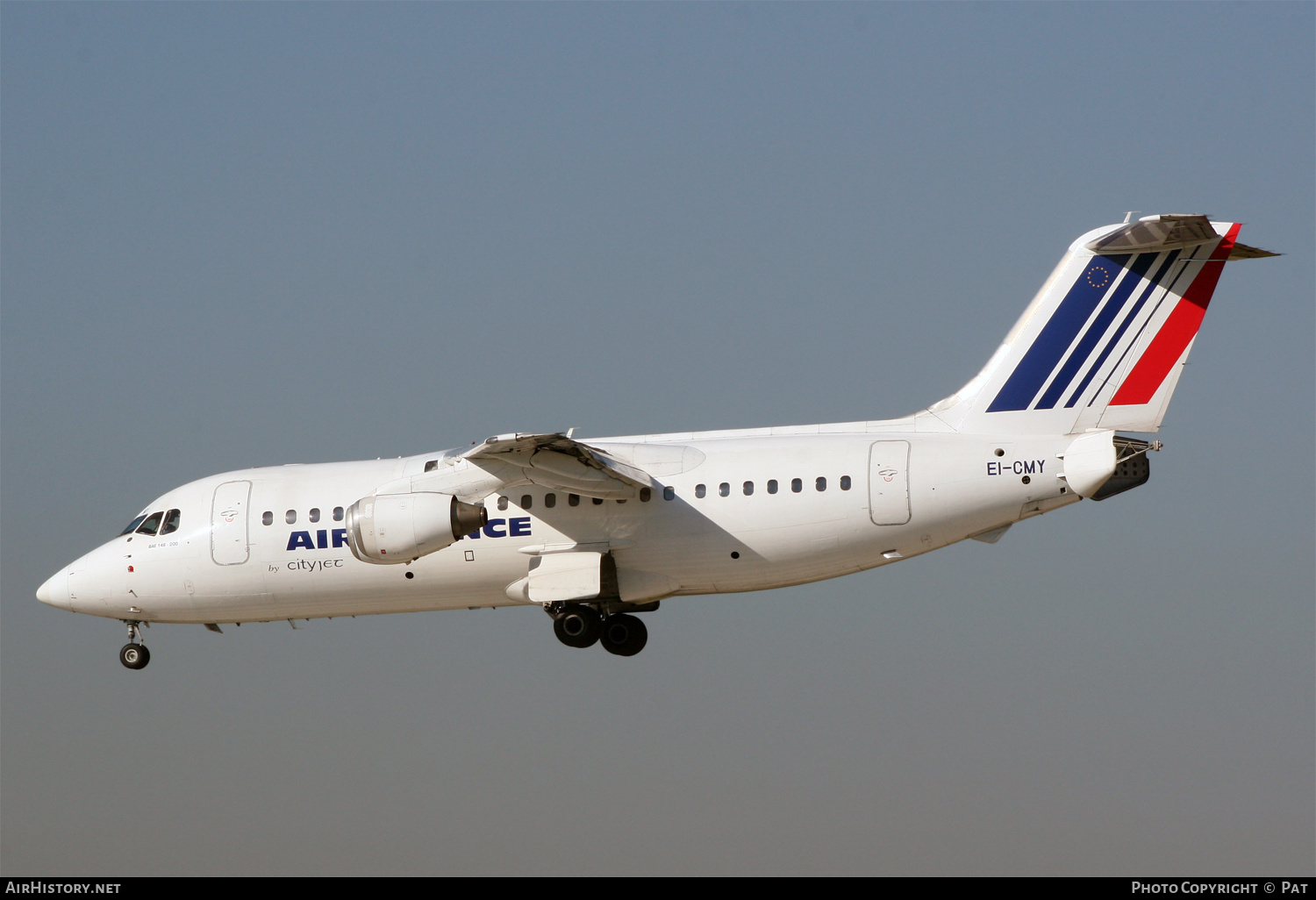 Aircraft Photo of EI-CMY | British Aerospace BAe-146-200A | Air France | AirHistory.net #250314