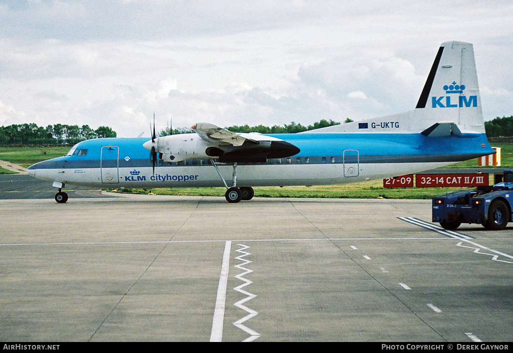 Aircraft Photo of G-UKTG | Fokker 50 | KLM Cityhopper | AirHistory.net #250327